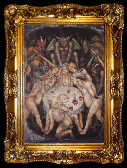 framed  Taddeo di Bartolo the Gefrabigen Spates, ta009-2
